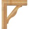 Ekena Millwork Funston Block Rough Sawn Bracket w/ Offset Brace, Western Red Cedar, 8"W x 30"D x 34"H BKT0806X30X34FST05RWR - alternate 4